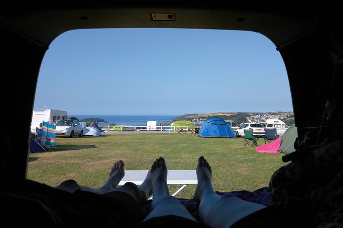 Zum Urlaub nach Cornwall - Meerblick Camping - Zebraspider DIY Anti-Fashion Blog