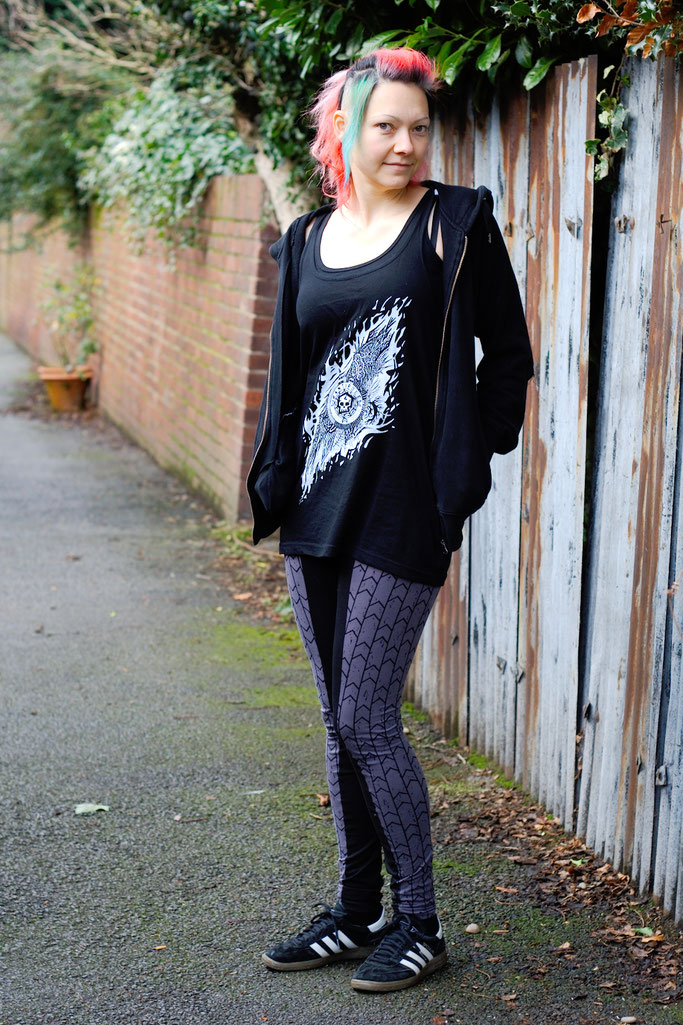 Citrus Leggings Schnittmuster getestet - sportliches Outfit - Zebraspider DIY Anti-Fashion Blog