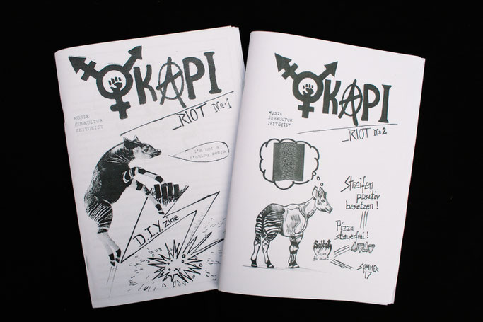 Okapi_Riot - Fanzine Vorstellung - 1 und 2 - Zebraspider DIY Anti-Fashion Blog