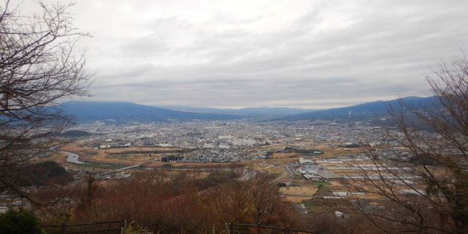 大嵐山から