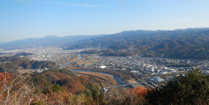 城山山頂より