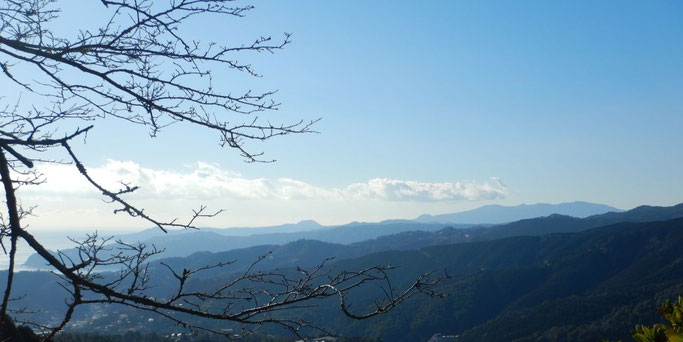 天城の山並み