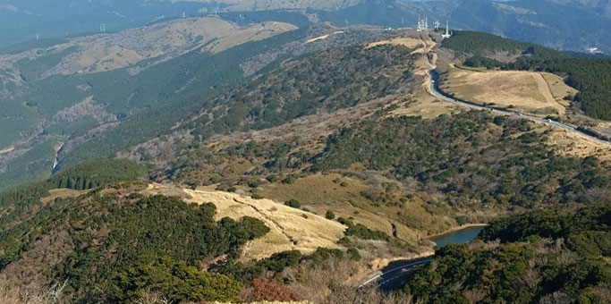 伊豆スカイラインと氷が池