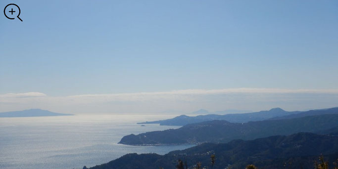 東海岸と伊豆大島、三宅島、利島、新島