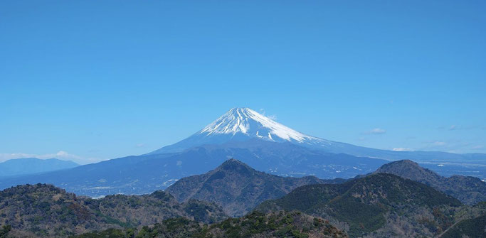 富士山と鷲頭山