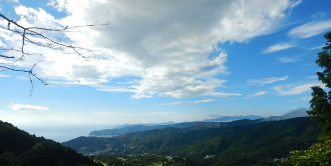 東海岸の山並み