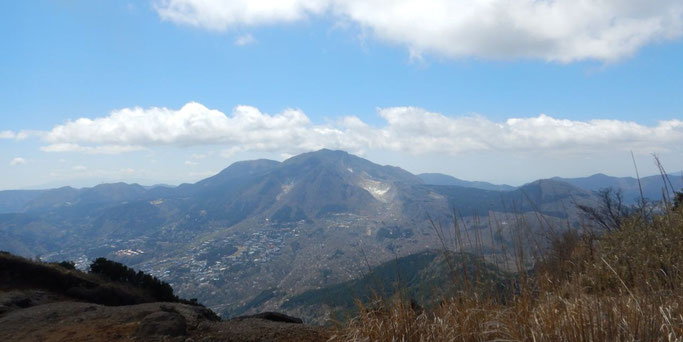 大涌谷と箱根内輪山