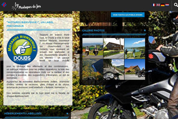 Le département du Doubt accueille les motards
