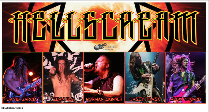 Hellscream, Hate Machine, new album,Pure Steel Records, Metal, Norman Skinner, David "Conan" Garcia, Heavy Metal,Power MetalNews Rockers And Other Animals, Rock News, Rock Magazine, Rock Webzine, rock news, sleaze rock, glam rock, hair metal, heavy metal