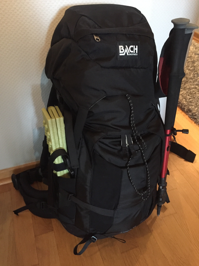..der gepackte Rucksack