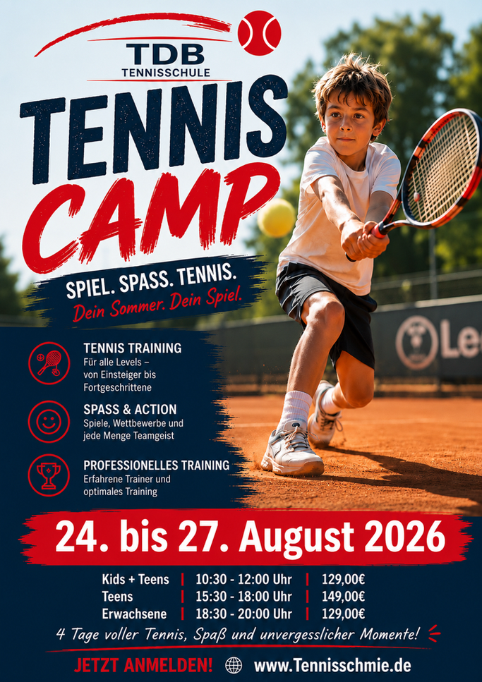 TDB, Tennisschmie.de, Tennisschmiede, Tennis, Dirk Buers, Buers, Sommer, Dorsten, Tennisschule, Tenniscamp