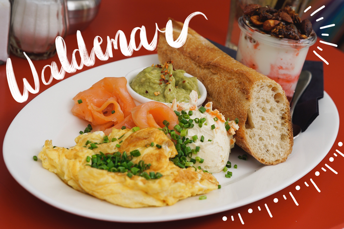 Waldemar Tagesbar Soho Manhattan Frühstück