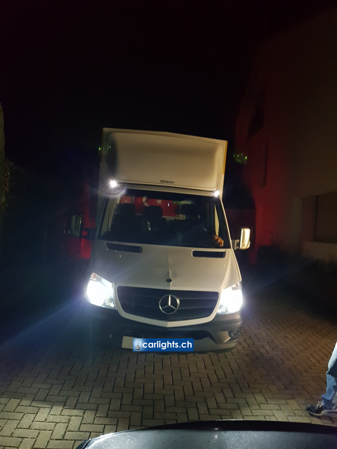 MERCEDES BENZ SPRINTER LED UMBAU ABBLENDLICHT H7