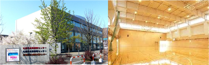 　　　　　　　　　　　　　　　　　　　　　技能訓練棟　２Ｆ　体育実習室 