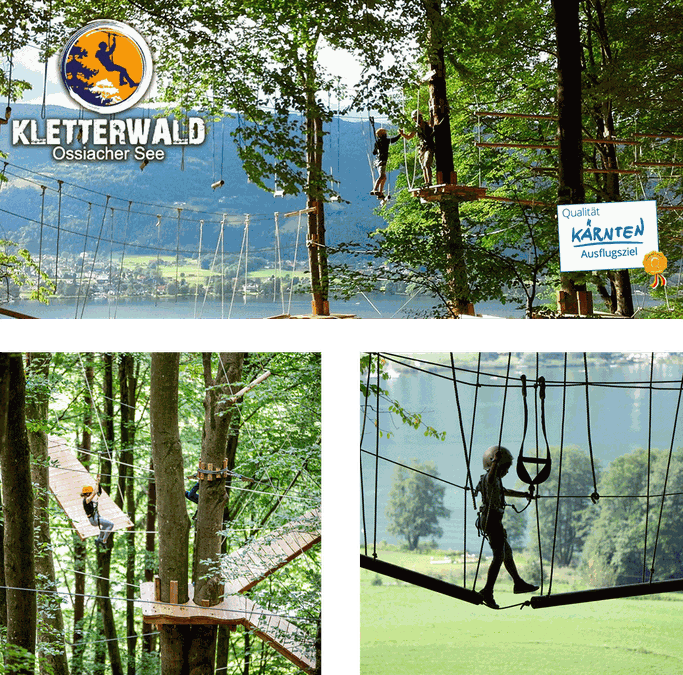 Kletterwald Ossiacher See - Einer der größten Hochseilgärten Österreichs