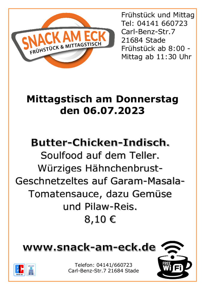 Mittagstisch am Donnerstag den 06.074.2023
