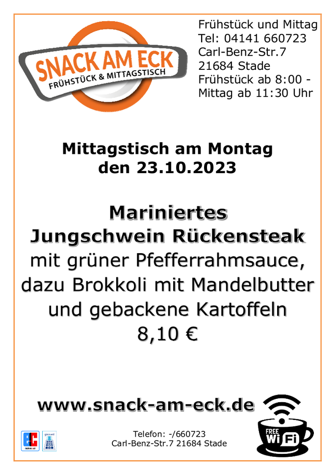 Mittagstisch am 23.10.2023