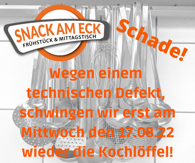 Öffnung erst am Mittwoch!