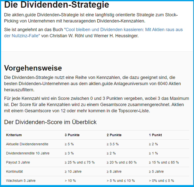 Die Dividenden-Stragie: Was ist das eigentlich?  AktienGuide? 