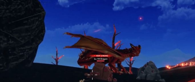 Raging Dragon in Craftopia - Fire Dragon drops Enourmous Beast Bone Meal