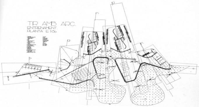 Olympic Archery Range / Enric Miralles & Carme Pinos Courtesy of the Architects