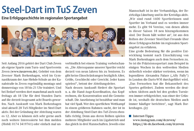 tus zeven sport darts
