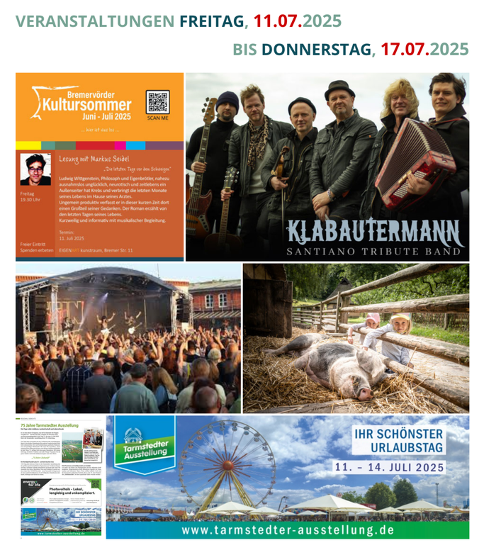 Land und Leben ROW OHZ VER Veranstaltungstipps