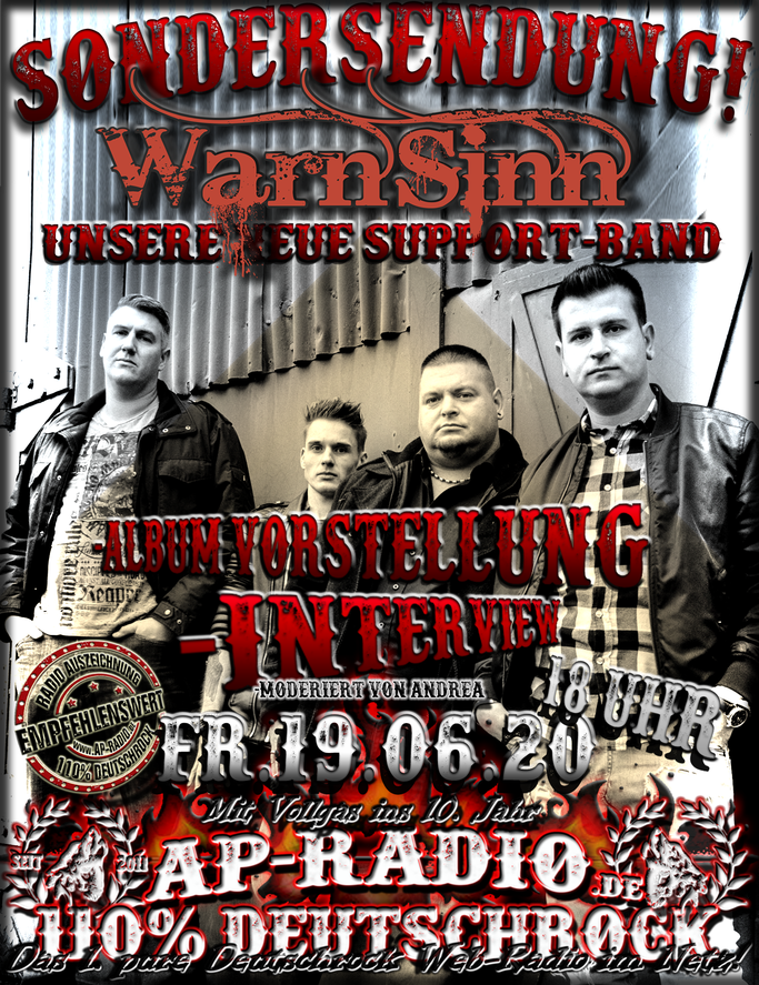 WarnSinn bei AP-Radio - 110% Deutschrock