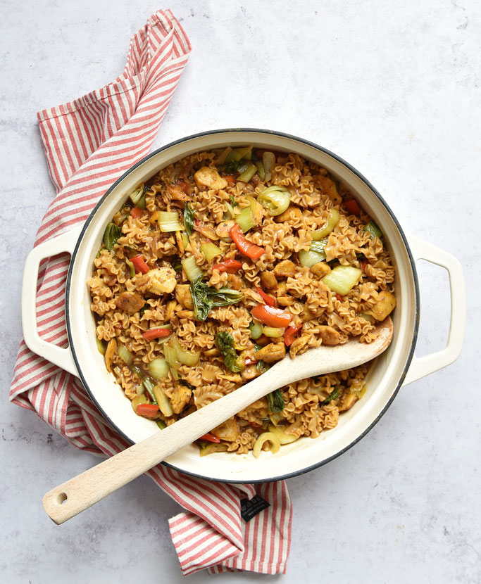 One Pot Asia Nudeln, Thermomix