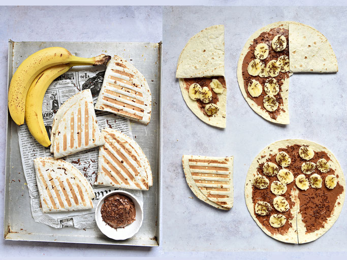 Wrap Taschen Nutella Banane