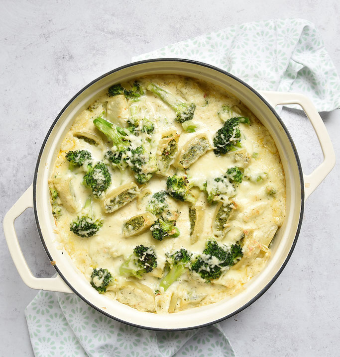 Brokkoli Maultaschen Auflauf Thermomix
