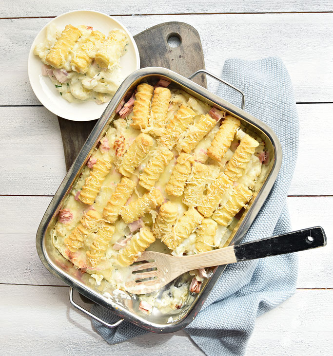 Backkartoffel Bowl mit Spargel