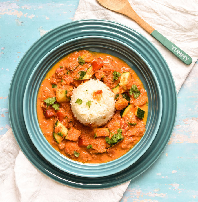 Gemüse Curry à la Tikka Masala, vegetarisch, vegan, Thermomix