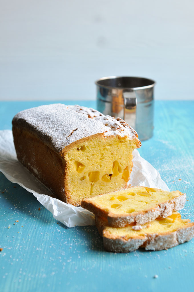 Zitronenkuchen mit Mango