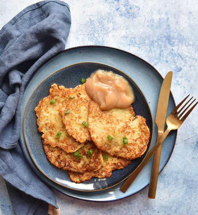 Kartoffelpuffer. Wie von Omi. - mix dich glücklich (Thermomix-Rezepte)