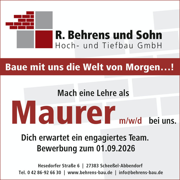 ausbildung maurer lehre scheessel hauptschule