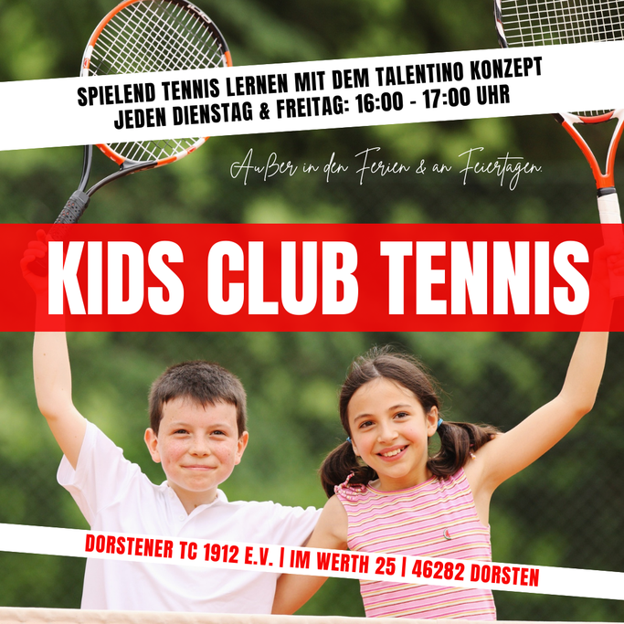 TDB, Tennisschmie.de, Tennisschmiede, Tennis, Dirk Buers, Buers, Kinder, Kids, Kids Club, Dorsten, Tennisschule, NRW