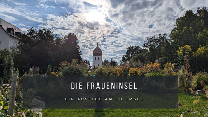 Turm des Klosters Frauenwörth auf der Fraueninsel im Chiemsee