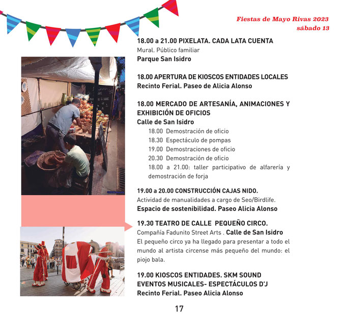 Programa de las Fiestas de Mayo en Rivas Vaciamadrid