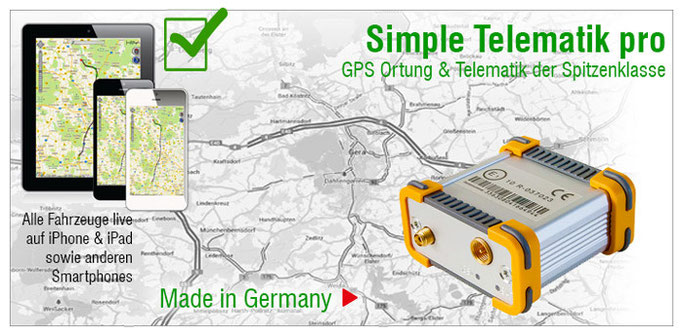 Simple Telematik pro | GPS Ortung & Telematik der Spitzenklasse