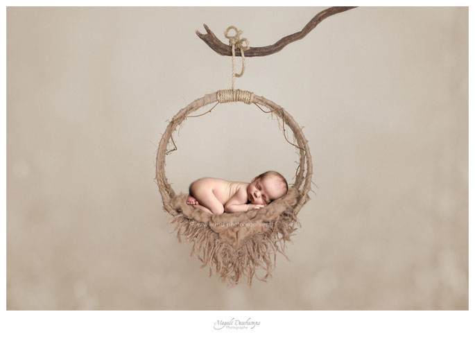 Dreamcatcher, indiens contenant nouveau-né bébé photo bébé originale 13220