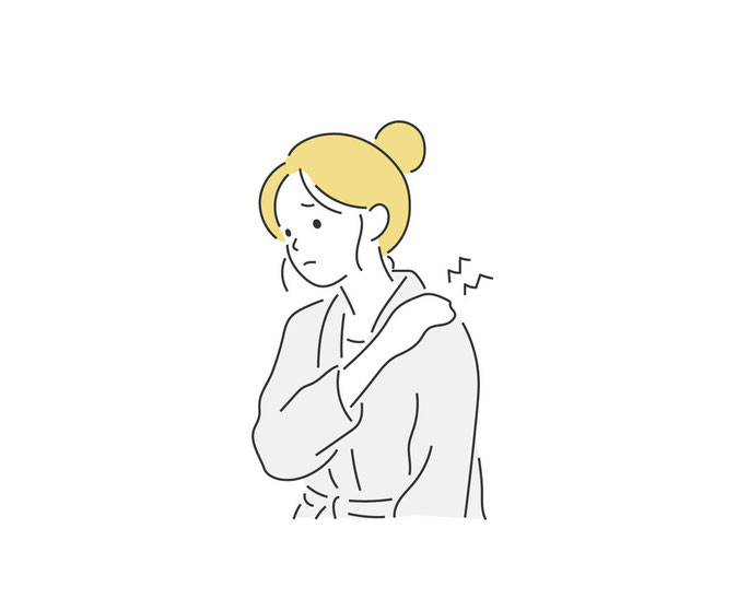 肩こりに悩む女性