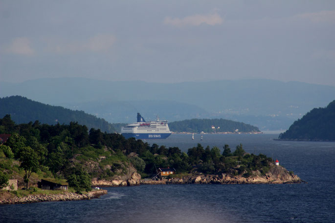 Fährschiff im Oslofjord