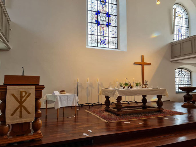 "Auf Tuchfühlung" - in der Heilig-Geist-Kirche Geldern ©wandelsinn 