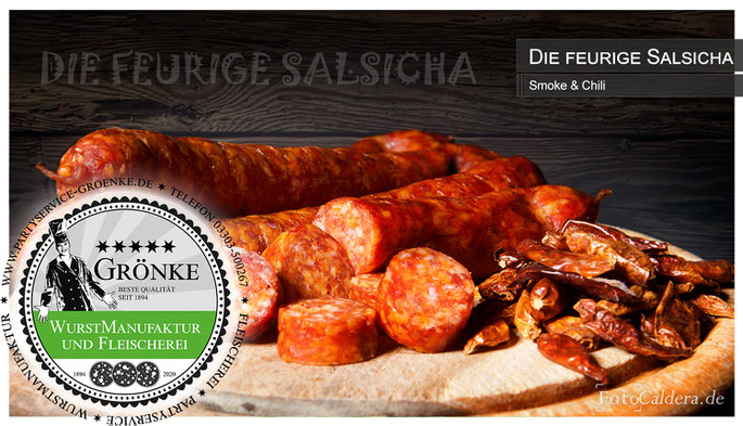 Salsicha - die Feurige, von Fleischermeister Martin Grönke