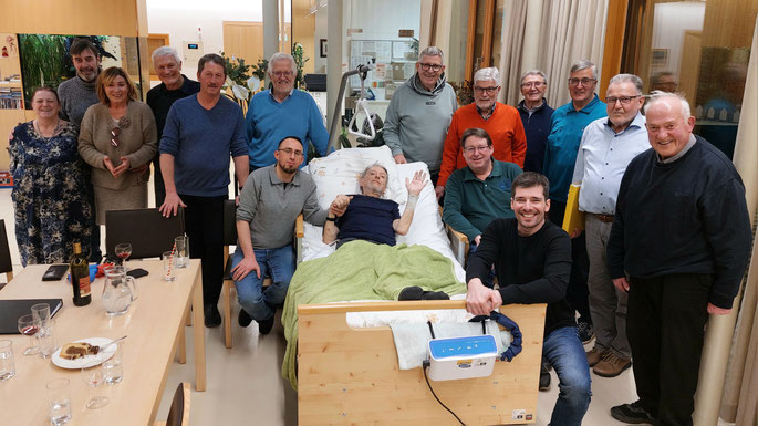 23. Jänner 2026: Ständchen für Sängerkamerad Martin Klotz, Hospiz/Hall in Tirol