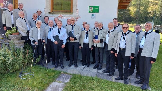 22. September 2024: Chöre im Tal - "Wenn i durchgea durch's Tal", Toldern/Schmirn