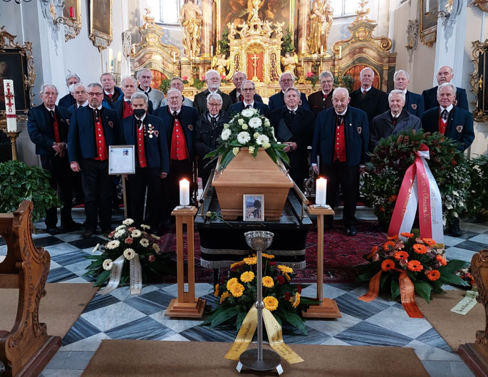 15. Februar 2022: Requiem - Sängerkamerad & Obmann Klaus Moser, Basilika Absam