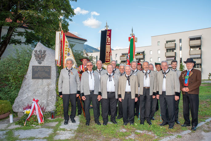 18. September 2020: Kranzniederlegung - 75 Jahre "GVS in Österreich", Pfarrkirche Pradl-Ost/Innsbruck