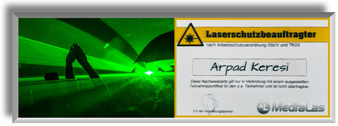 Lasershow nicht ohne Laserschutzbeauftragten